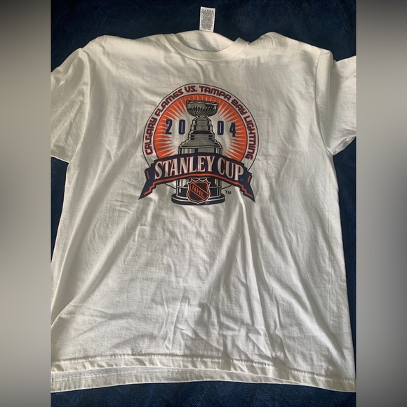 2004 Stanley Cup Tampa Bay Lightning t shirt SIZE XL - Picture 3 of 5